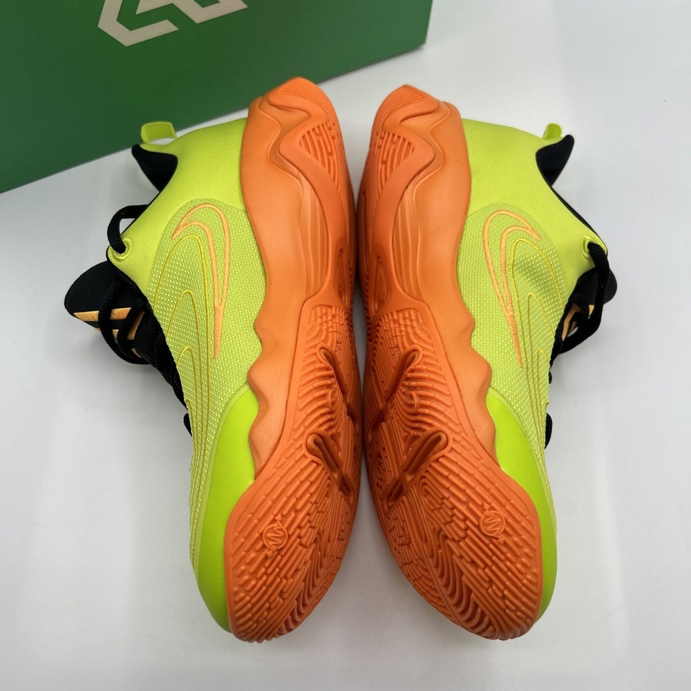 NEW NIKE Giannis Immortality 4 GS Shoes,SZ: Youth 5.5,Neon Yellow, Orange,Black - Picture 5 of 16